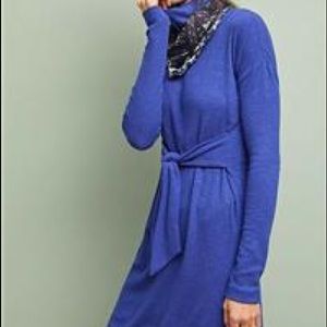 NWT Olivia Turtleneck Dress in Sapphire Sz XL